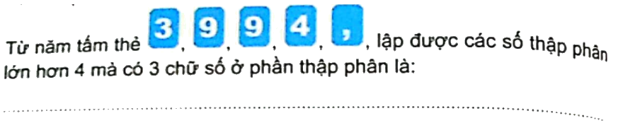 Bài 14: Luyện tập chung (tiết 1) trang 49 vở bài tập Toán 5 - Kết nối tri thức 2