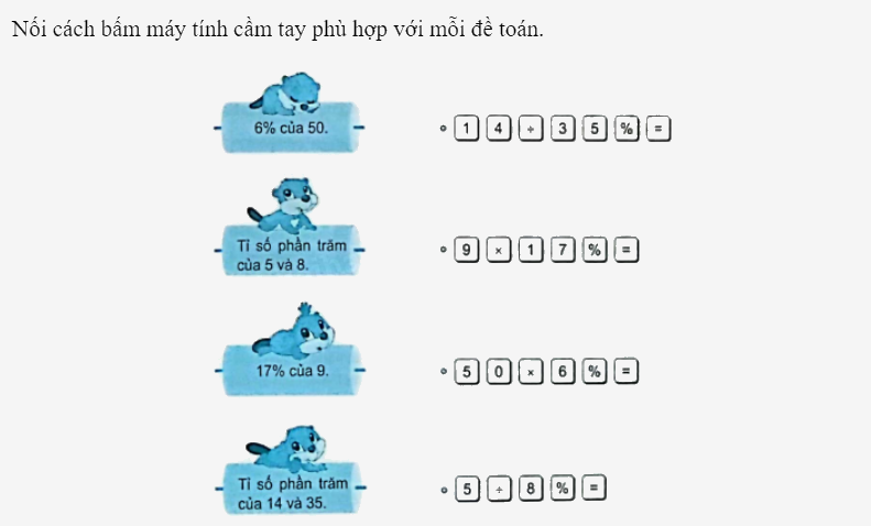 Bài 42: Máy tính cầm tay (tiết 2) trang 21 vở bài tập Toán 5 - Kết nối tri thức 0 1