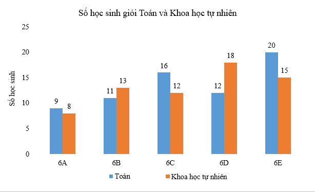 Dạng 3. Biểu đồ cột, biểu đồ cột kép Chủ đề 11 Ôn hè Toán 6 1 11