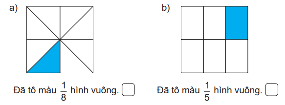 Giải bài 14: Một phần mấy (tiết 2) trang 38 vở bài tập Toán 3 - Kết nối tri thức với cuộc sống 0 1