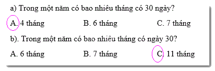 Giải bài 31: Thực hành và trải nghiệm xem đồng hồ, xem lịch (tiết 2) trang 116 Vở bài tập toán 2 - Kết nối tri thức với cuộc sống 3 1