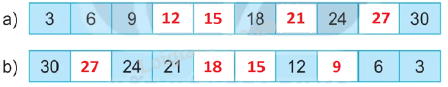 Giải bài 5: Bảng nhân 3, bảng chia 3 (tiết 1) trang 13 vở bài tập Toán 3 - Kết nối tri thức với cuộc sống 4