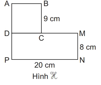 Giải bài 52: Diện tích hình chữ nhật, diện tích hình vuông (tiết 3) trang 29 vở bài tập Toán 3 - Kết nối tri thức với cuộc sống 0 1