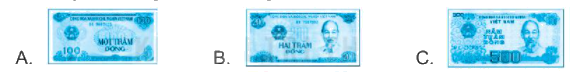 Giải bài 56: Giới thiệu tiền Việt Nam Vở bài tập toán 2 - Kết nối tri thức với cuộc sống 3
