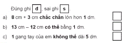 Giải bài: Có thể, chắc chắn, không thể (trang 110) Vở bài tập toán 2 - Chân trời sáng tạo 0 1