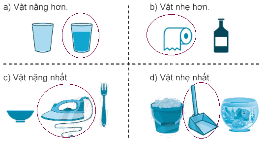 Giải bài. Nặng hơn, nhẹ hơn VBT Toán 2 - Chân trời sáng tạo 0 2