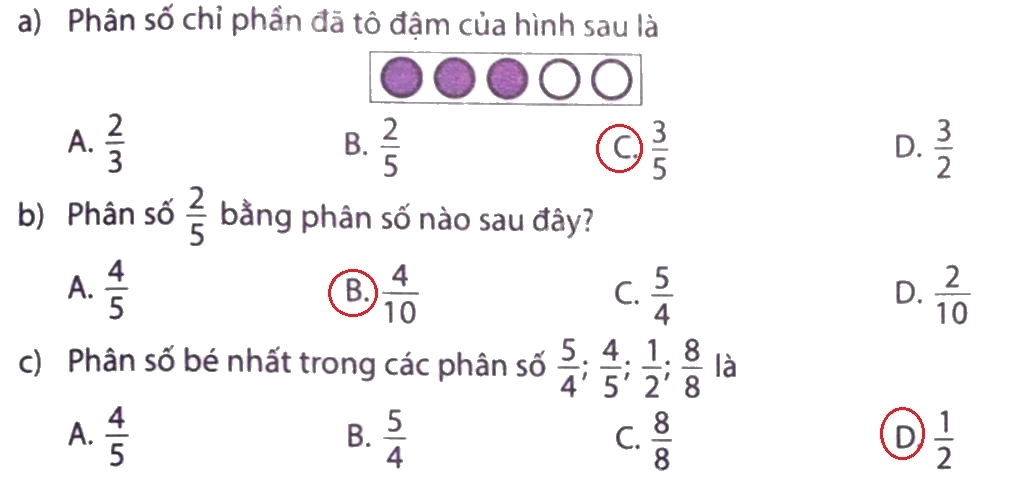 Giải phần A. Tái hiện, củng cố trang 2 Bài tập phát triển năng lực Toán 5 0 2