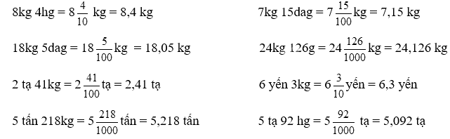 Giải phần A. Tái hiện, củng cố trang 35 Bài tập phát triển năng lực Toán 5 10