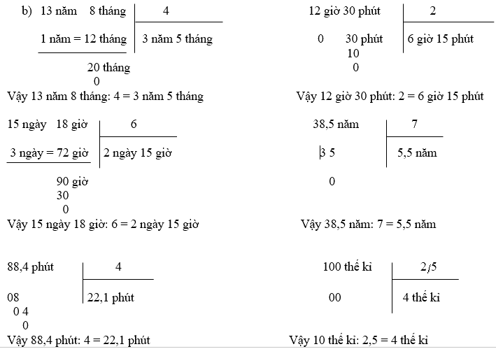 Giải phần A. Tái hiện, củng cố trang 51 - Bài tập phát triển năng lực Toán 5 tập 2 4