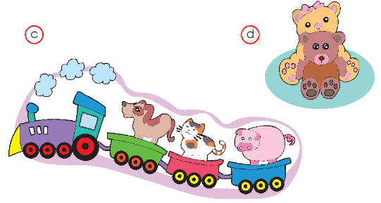 Toán lớp 1 trang 10 - Vị trí - SGK Chân trời sáng tạo 6