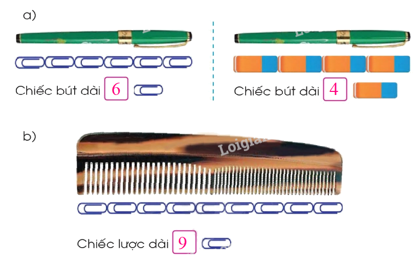 Toán lớp 1 trang 115 - Đo độ dài - SGK Cánh diều 3