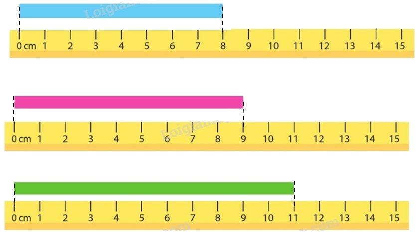 Toán lớp 1 trang 117 - Xăng-ti-mét- SGK Cánh diều 3
