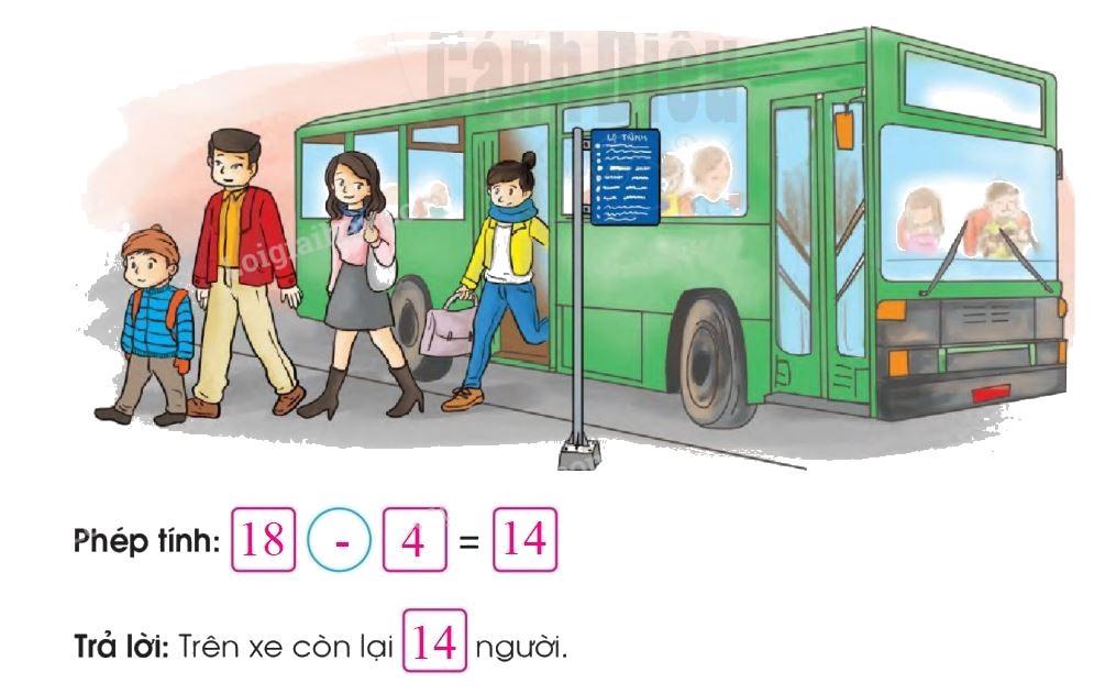 Toán lớp 1 trang 130 - Luyện tập- SGK Cánh diều 8