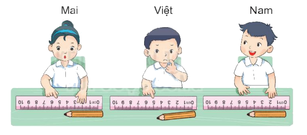 Toán lớp 1 trang 32 - Bài 26: Đơn vị đo độ dài - SGK Kết nối tri thức 2