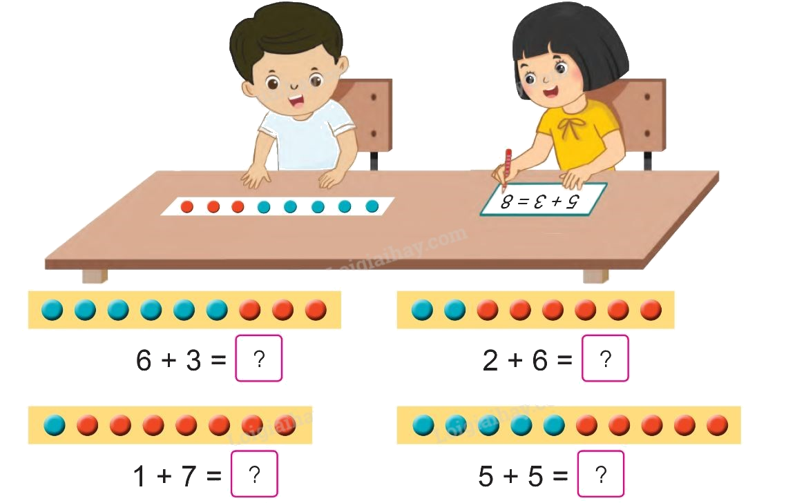 Toán lớp 1 trang 46 - Luyện tập - SGK Cánh diều 2