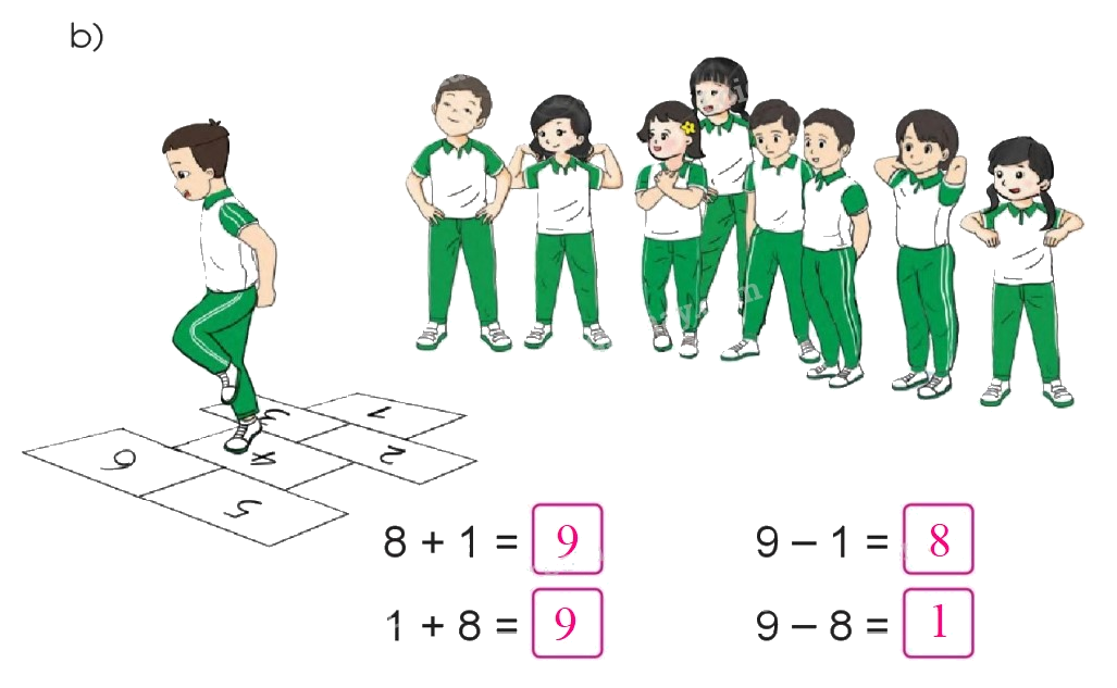 Toán lớp 1 trang 70 - Luyện tập - SGK Cánh diều 7