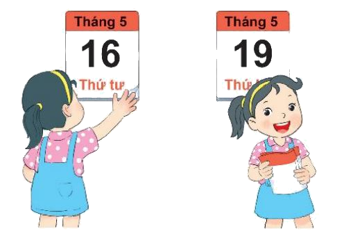 Toán lớp 1 trang 80 bài 36: Thực hành xem lịch và giờ - SGK Kết nối tri thức 7