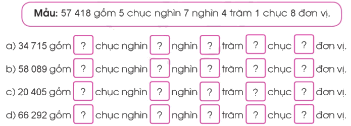 Toán lớp 3 trang 15 - Các số trong phạm vi 100 000 (tiếp theo) - SGK Cánh diều 5