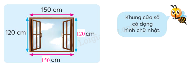 Toán lớp 3 trang 35 - Hình chữ nhật - SGK Chân trời sáng tạo 4