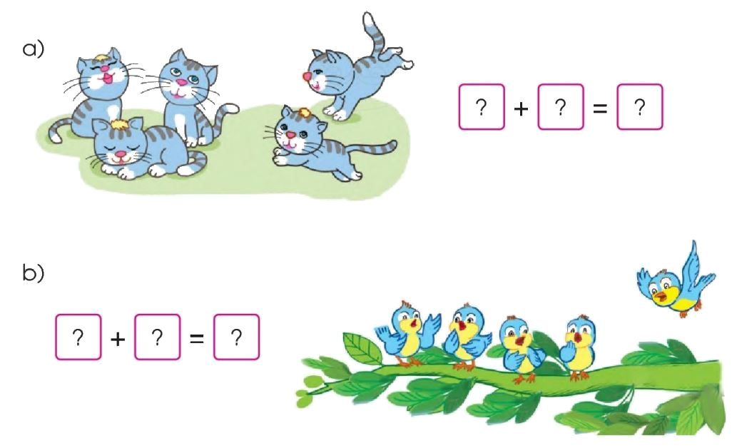 Toán lớp 3 trang 38 - Phép cộng trong phạm vi 6 - SGK Cánh diều 5