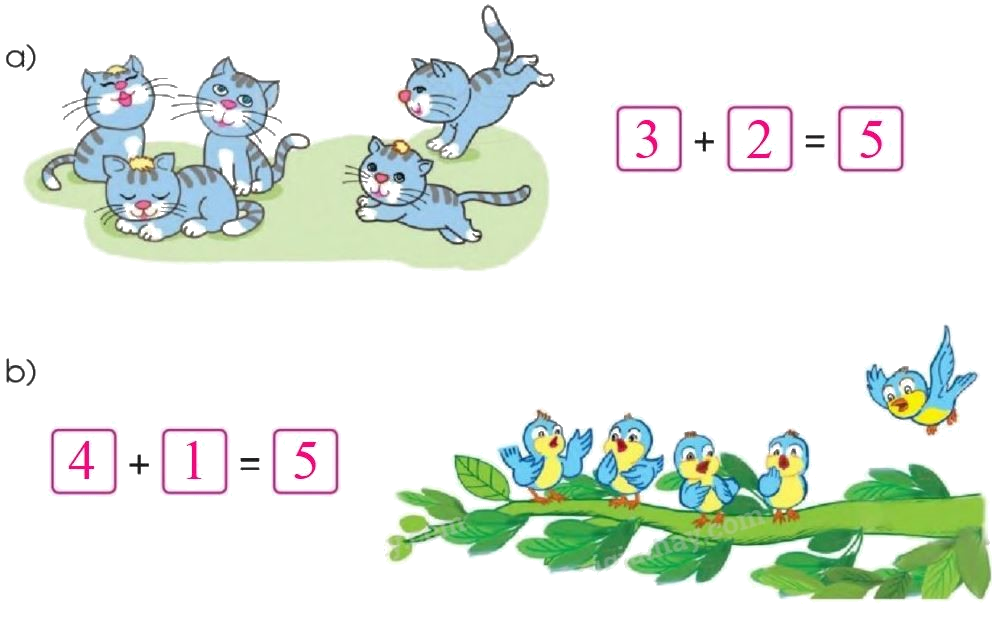 Toán lớp 3 trang 38 - Phép cộng trong phạm vi 6 - SGK Cánh diều 6