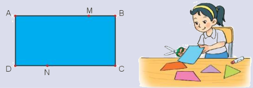 Toán lớp 3 trang 57 - Hình tam giác, hình tứ giác. Hình chữ nhật, hình vuông - SGK Kết nối tri thức 4