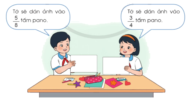 Toán lớp 4 trang 20 - Bài 60: Quy đồng mẫu số các phân số - SGK Cánh diều 3