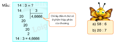 Toán lớp 5 Bài 59. Luyện tập- SGK Bình Minh 4