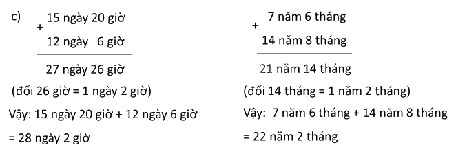 Toán lớp 5 Bài 69. Cộng số đo thời gian. Trừ số đo thời gian - SGK cánh diều 0 3