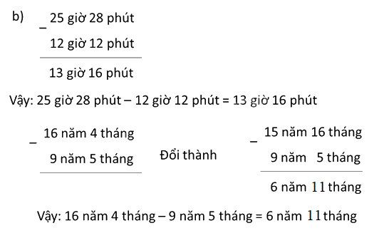 Toán lớp 5 Bài 69. Cộng số đo thời gian. Trừ số đo thời gian - SGK cánh diều 2